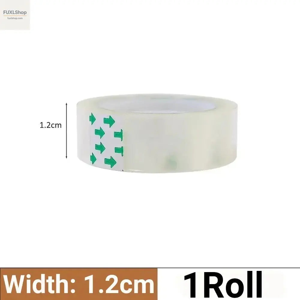 10/5/3/1Rolls Transparente Klebeband-Rollen (0,8 cm / 1,2 cm / 1,8 cm) – Hochklebrig & Vielseitig – Ideal für Büro