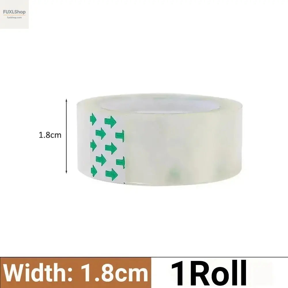10/5/3/1Rolls Transparente Klebeband-Rollen (0,8 cm / 1,2 cm / 1,8 cm) – Hochklebrig & Vielseitig – Ideal für Büro
