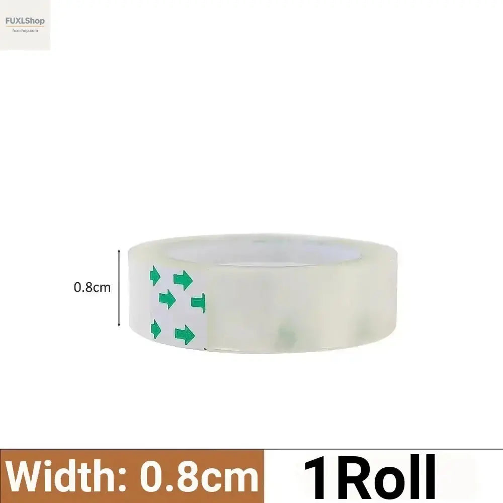 10/5/3/1Rolls Transparente Klebeband-Rollen (0,8 cm / 1,2 cm / 1,8 cm) – Hochklebrig & Vielseitig – Ideal für Büro