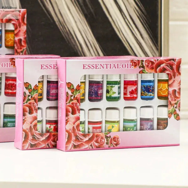 12PCS 3ML Air Freshener Natural Plant Aromatherapy Essential Oil Air Conditioning Perfume Aroma Diffuser Fragrance Humidifier - FUXL-Shopify