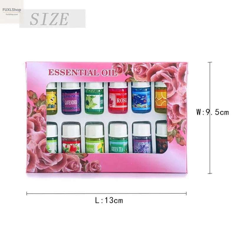 12PCS 3ML Air Freshener Natural Plant Aromatherapy Essential Oil Air Conditioning Perfume Aroma Diffuser Fragrance Humidifier - FUXL-Shopify