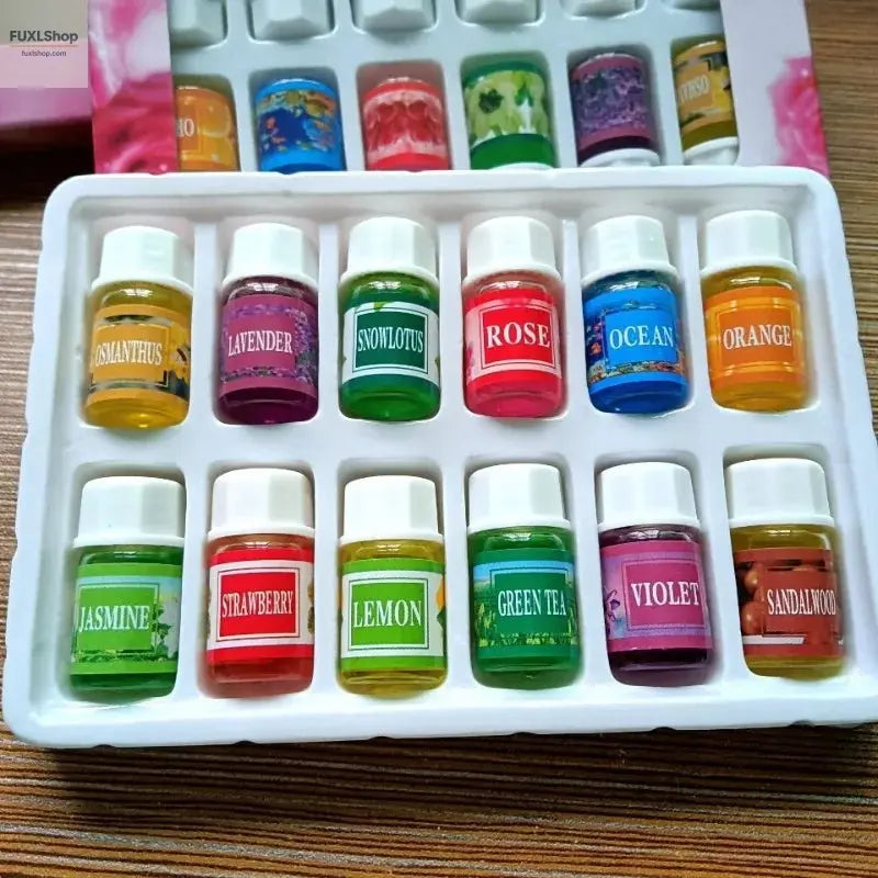 12PCS 3ML Air Freshener Natural Plant Aromatherapy Essential Oil Air Conditioning Perfume Aroma Diffuser Fragrance Humidifier - FUXL-Shopify