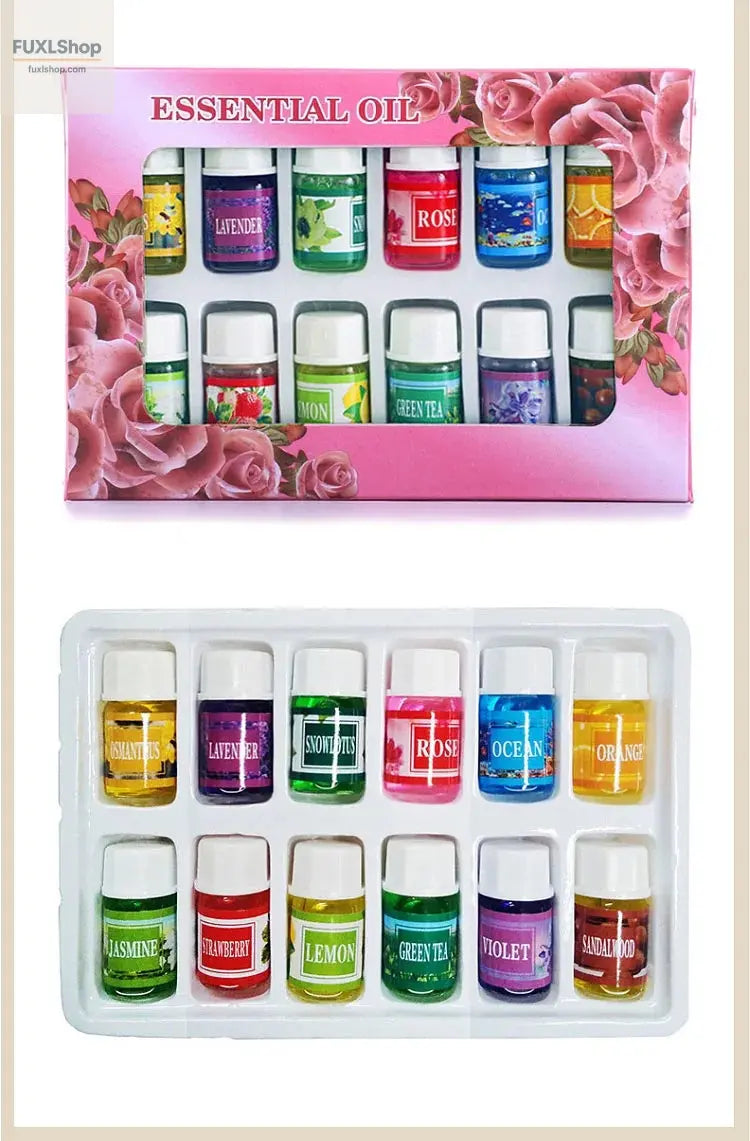 12PCS 3ML Air Freshener Natural Plant Aromatherapy Essential Oil Air Conditioning Perfume Aroma Diffuser Fragrance Humidifier - FUXL-Shopify