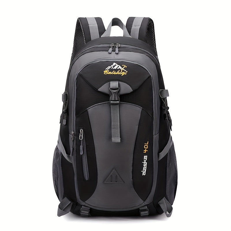 40L Outdoor-Rucksack Schwarz – Wandern, Reisen, Camping, Schule