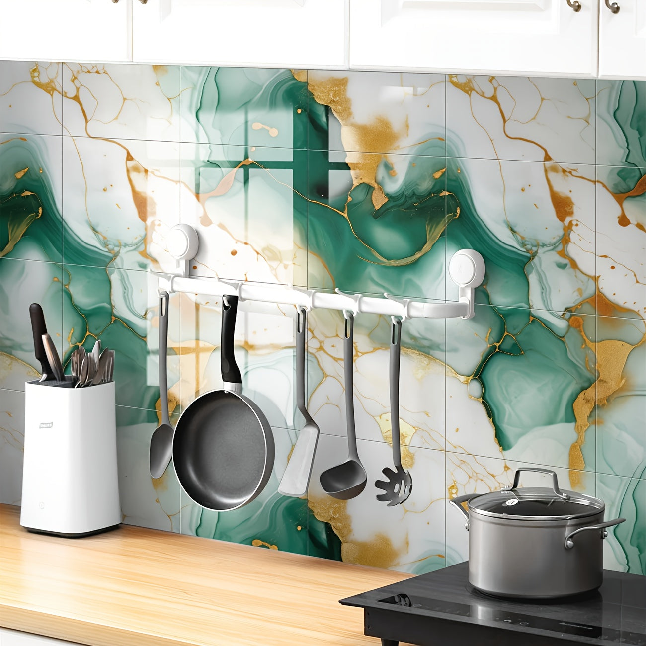 Luxury Marble Wall Panels – Peel & Stick Vinyl für stilvolle Wandgestaltung