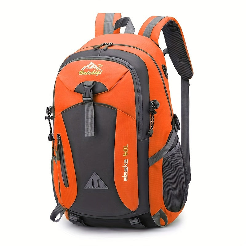 40L Outdoor-Rucksack Schwarz – Wandern, Reisen, Camping, Schule