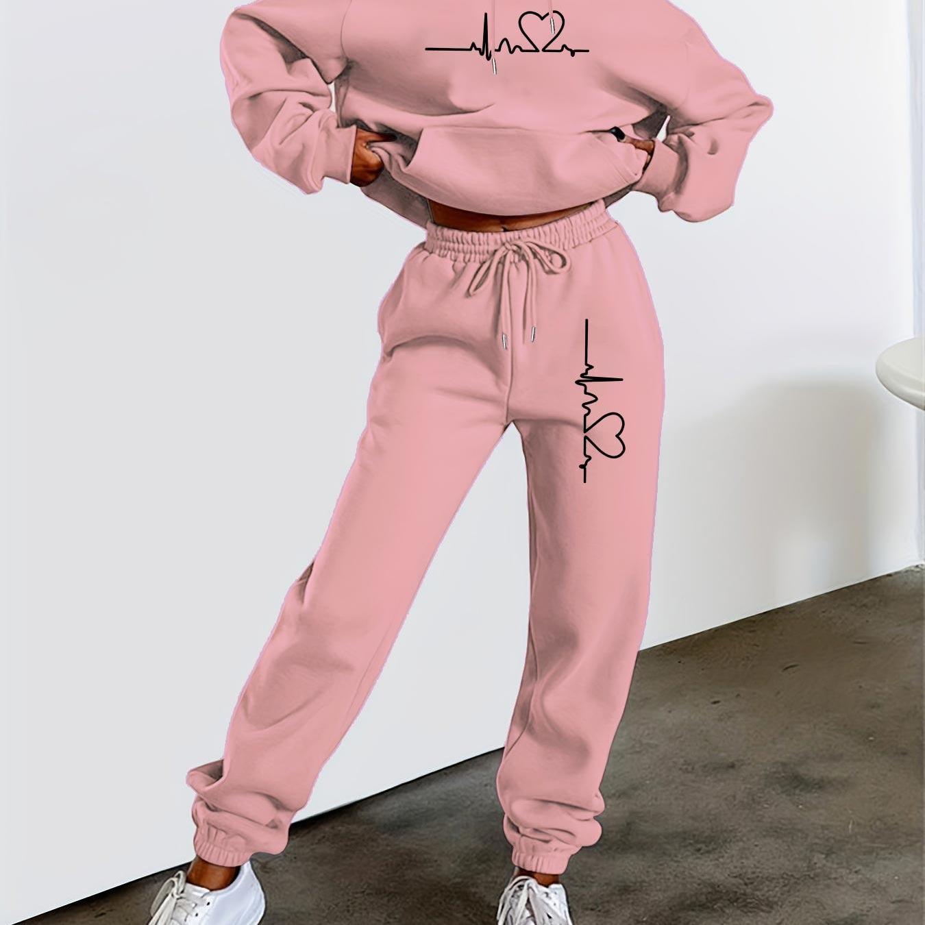 Zweiteiler Cozy – Fleecegefütterter Hoodie & Joggin