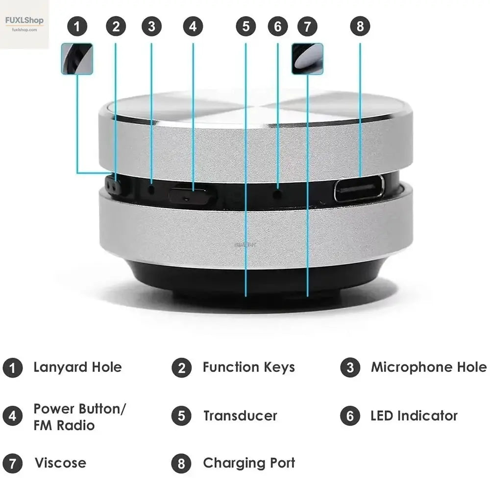 2025 Knochenleitung Bluetooth Lautsprecher | Kabelloser TWS Stereo Speaker mit FM-Radio – OEING, Wasserdicht & Tragbar - FUXL-Shopify