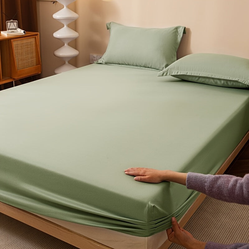 Weiches Bettlaken aus 100 % Polyester – Sanded Finish, gewebt, maschinenwaschbar, ≤29cm Höhe – Uni-Farbe, aktiver Druck – Komfort für jede Saison