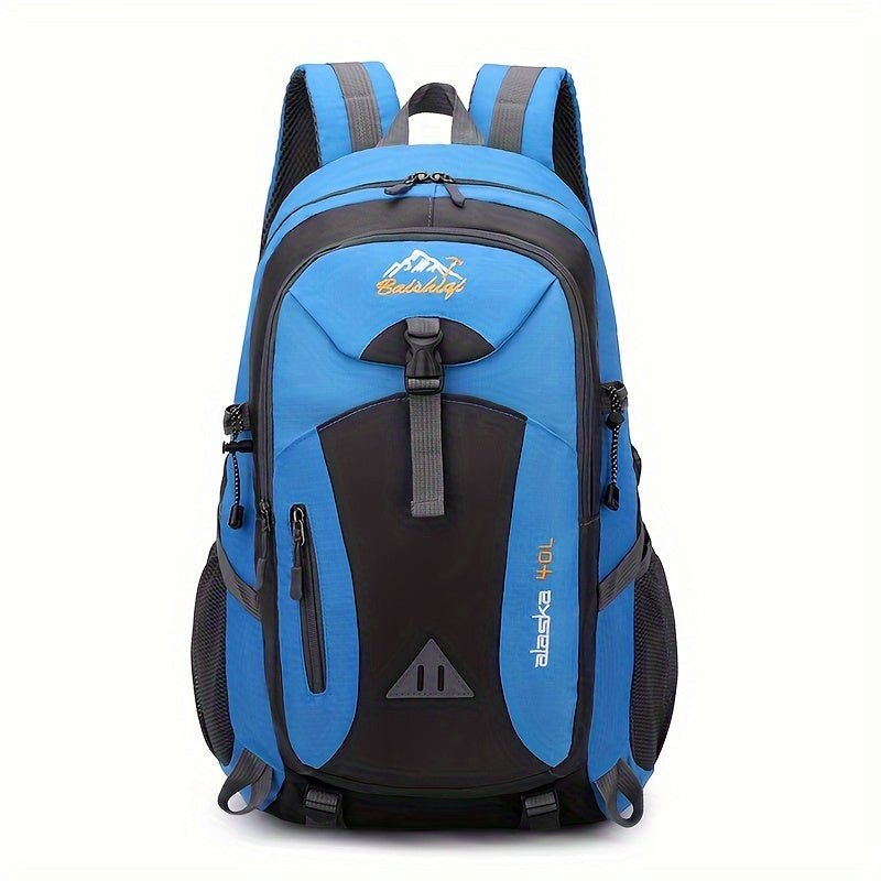 40L Outdoor-Rucksack Schwarz – Wandern, Reisen, Camping, Schule
