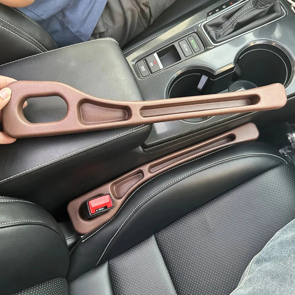 2Pcs Car Seat Gap Filler Seat Crevice Storage Box Bag Between Seats Console Organizer Decoration Interior Auto Accessories FUXL-Shopify