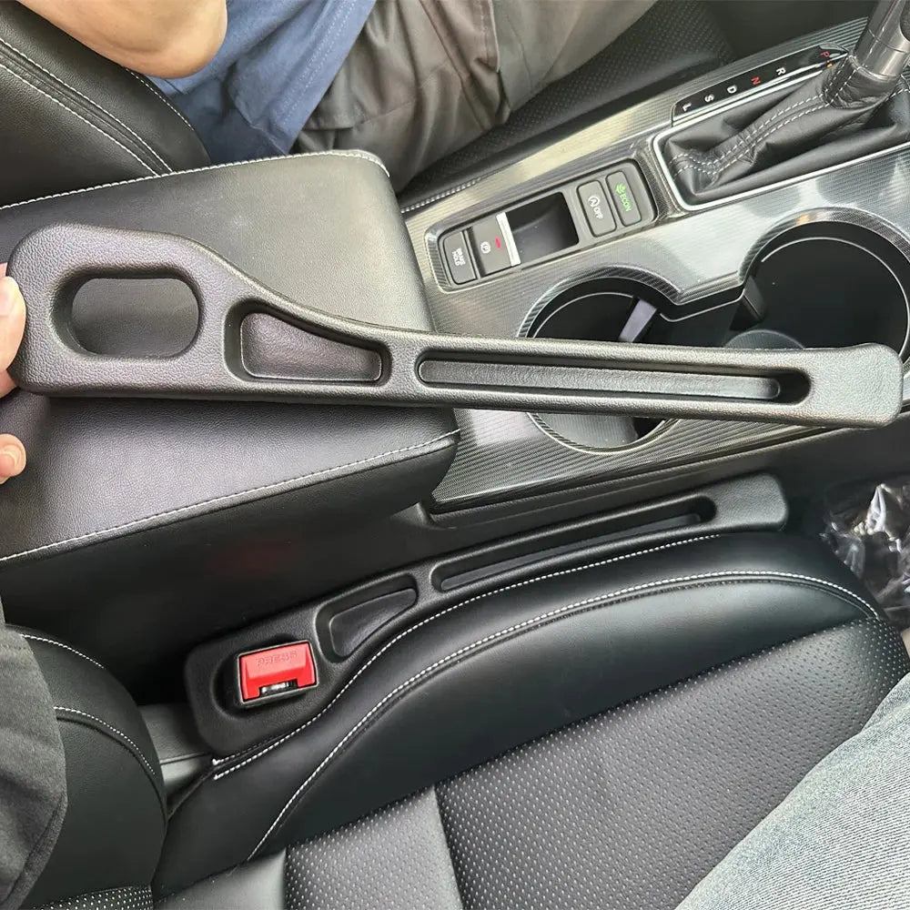 2Pcs Car Seat Gap Filler Seat Crevice Storage Box Bag Between Seats Console Organizer Decoration Interior Auto Accessories FUXL-Shopify