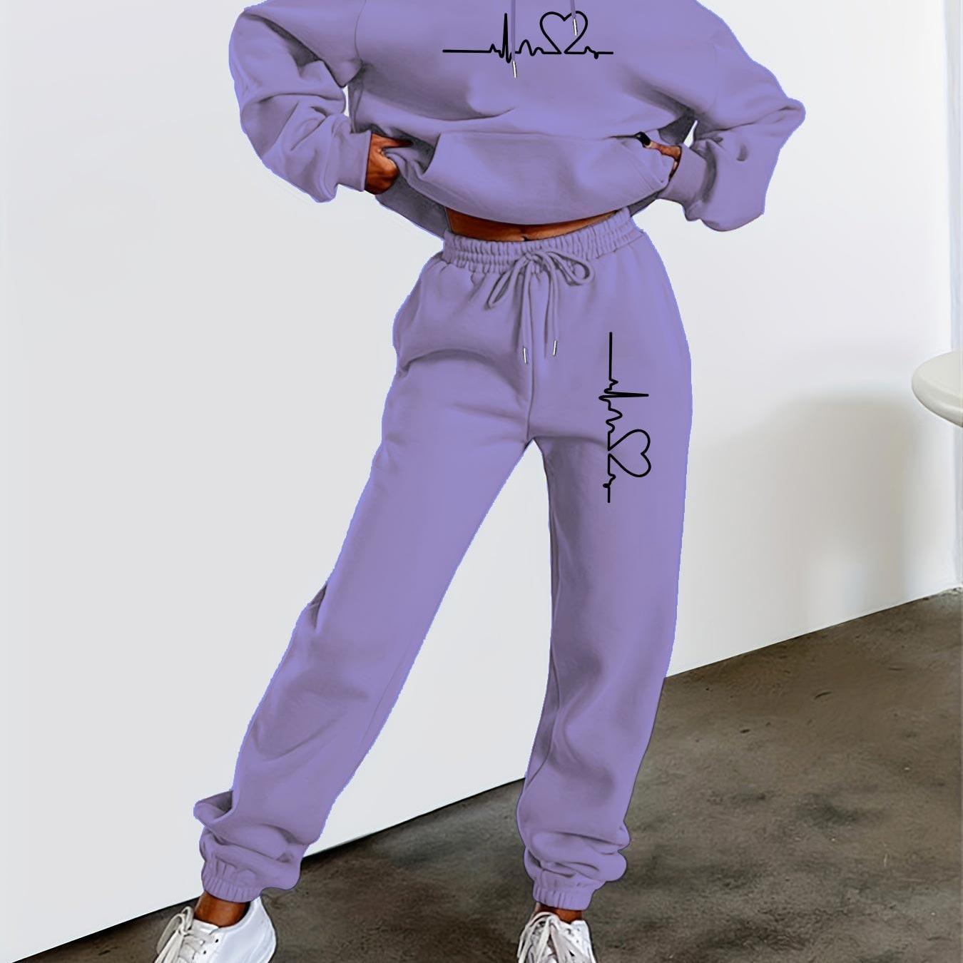 Zweiteiler Cozy – Fleecegefütterter Hoodie & Joggin