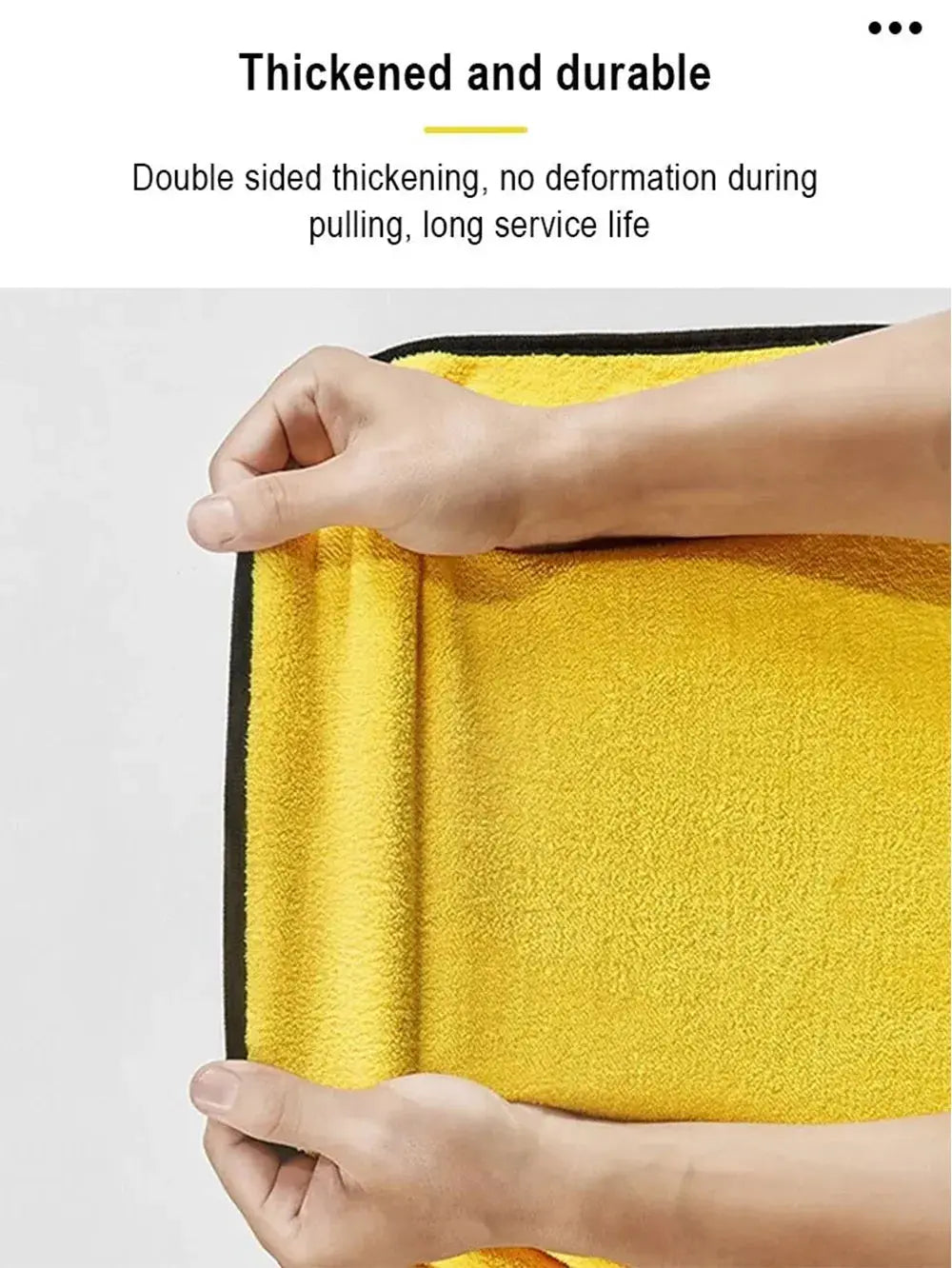 3/5/10Pcs Car Wash Microfiber Towel 30x30/60CM Car Cleaning Drying Cloth Hemming Car Care Cloth Detailing Car Wash Towel FUXL-Shopify
