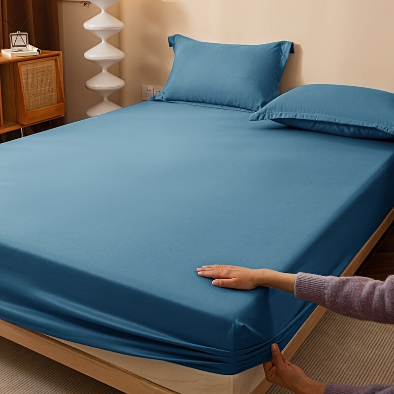 Weiches Bettlaken aus 100 % Polyester – Sanded Finish, gewebt, maschinenwaschbar, ≤29cm Höhe – Uni-Farbe, aktiver Druck – Komfort für jede Saison
