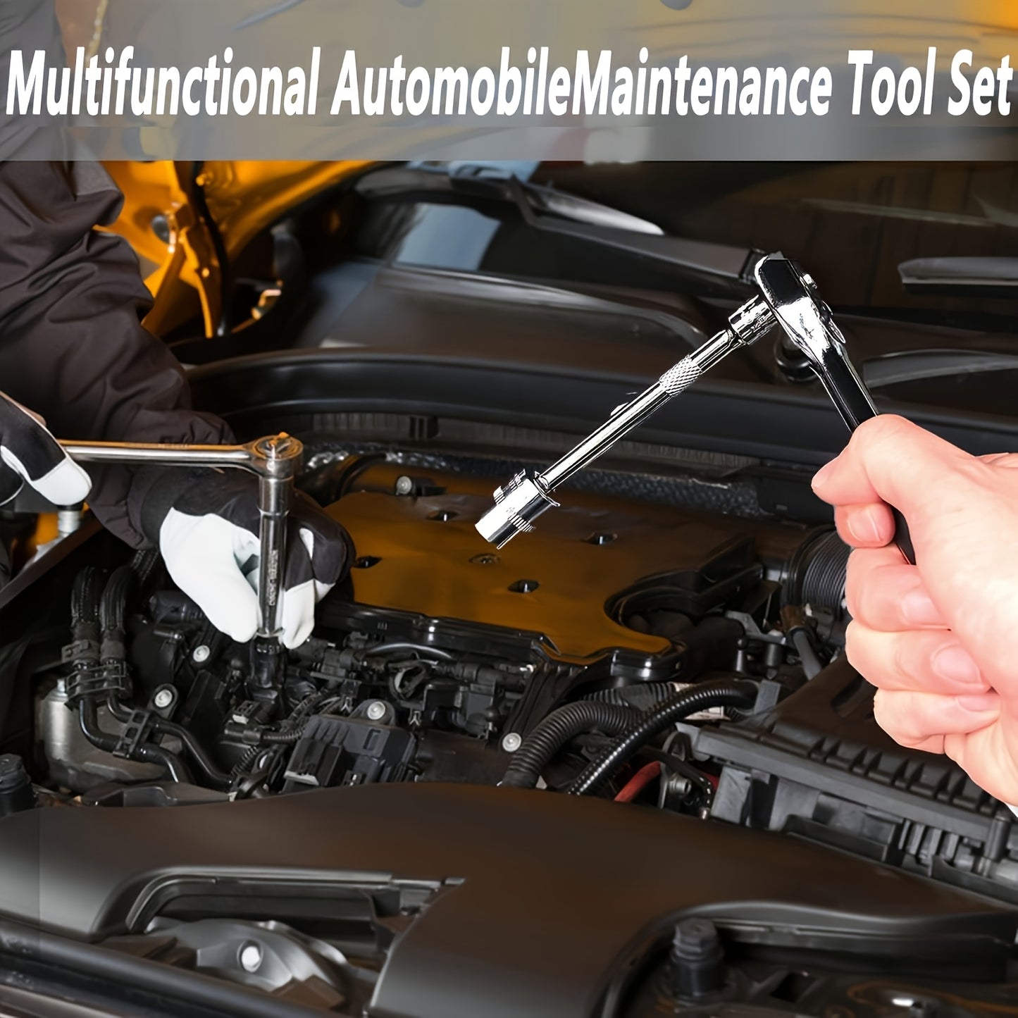 150 - teiliges/46 - teiliges Schraubenschlüssel - Set – Robustes Steckschlüssel - und Bohrerset für Auto - und Heimreparaturen - FUXL - Shopify