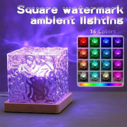 16-Farben LED Polarlicht Projektor – USB Nachtlicht mit Fernbedienung, dimmbar & rotierend – Ambient-Beleuchtung für Zuhause, Party & Geschenkideen - FUXLShop