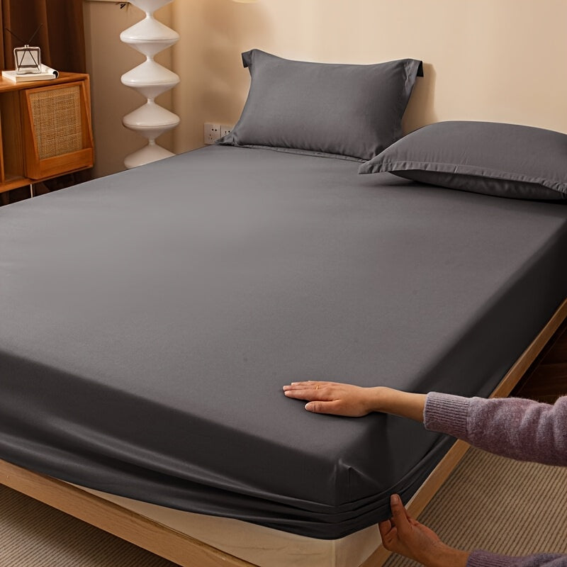 Weiches Bettlaken aus 100 % Polyester – Sanded Finish, gewebt, maschinenwaschbar, ≤29cm Höhe – Uni-Farbe, aktiver Druck – Komfort für jede Saison