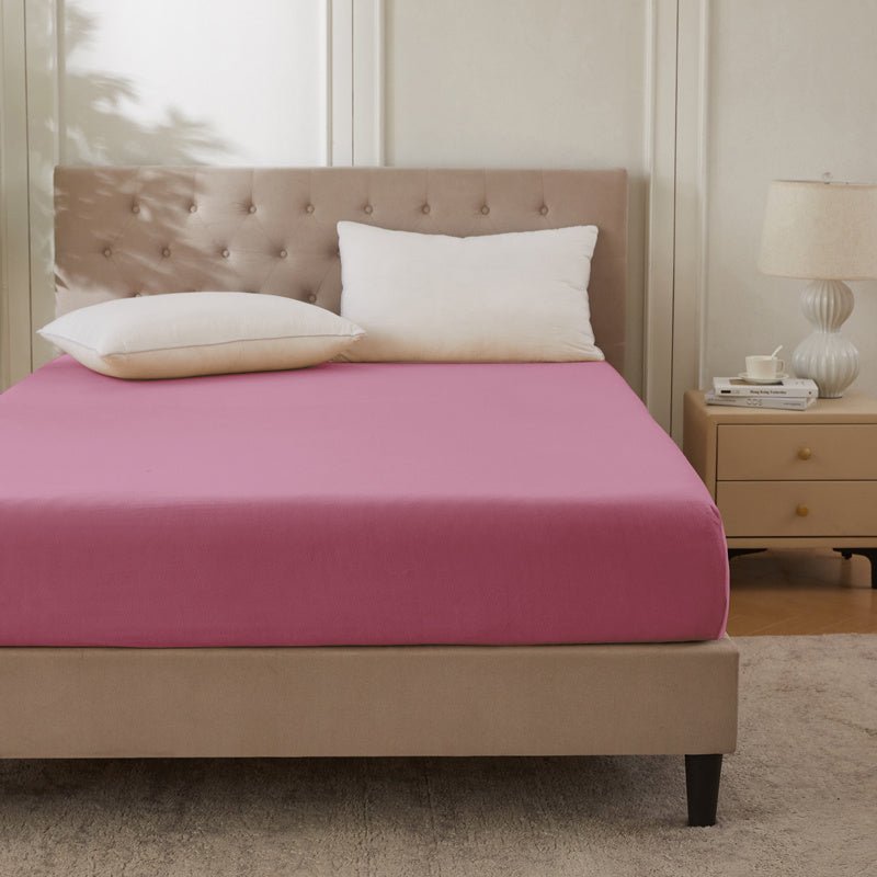 Baumwolle Spannbettlaken – Hochwertig, 130 g/m², 30 cm Steghöhe, Atmungsaktiv & Weich, Pflegeleicht, Ganzjahres-Bettwäsche für Zuhause & Gästezimmer