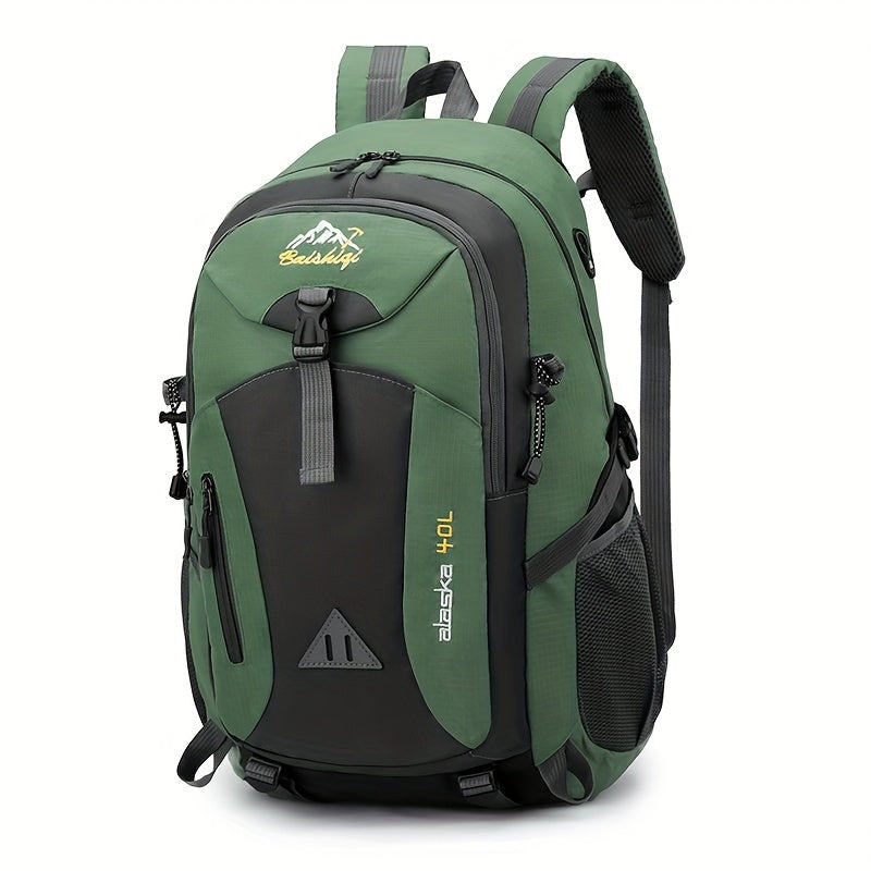 40L Outdoor-Rucksack Schwarz – Wandern, Reisen, Camping, Schule