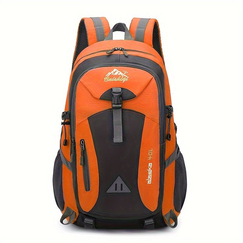 40L Outdoor-Rucksack Schwarz – Wandern, Reisen, Camping, Schule
