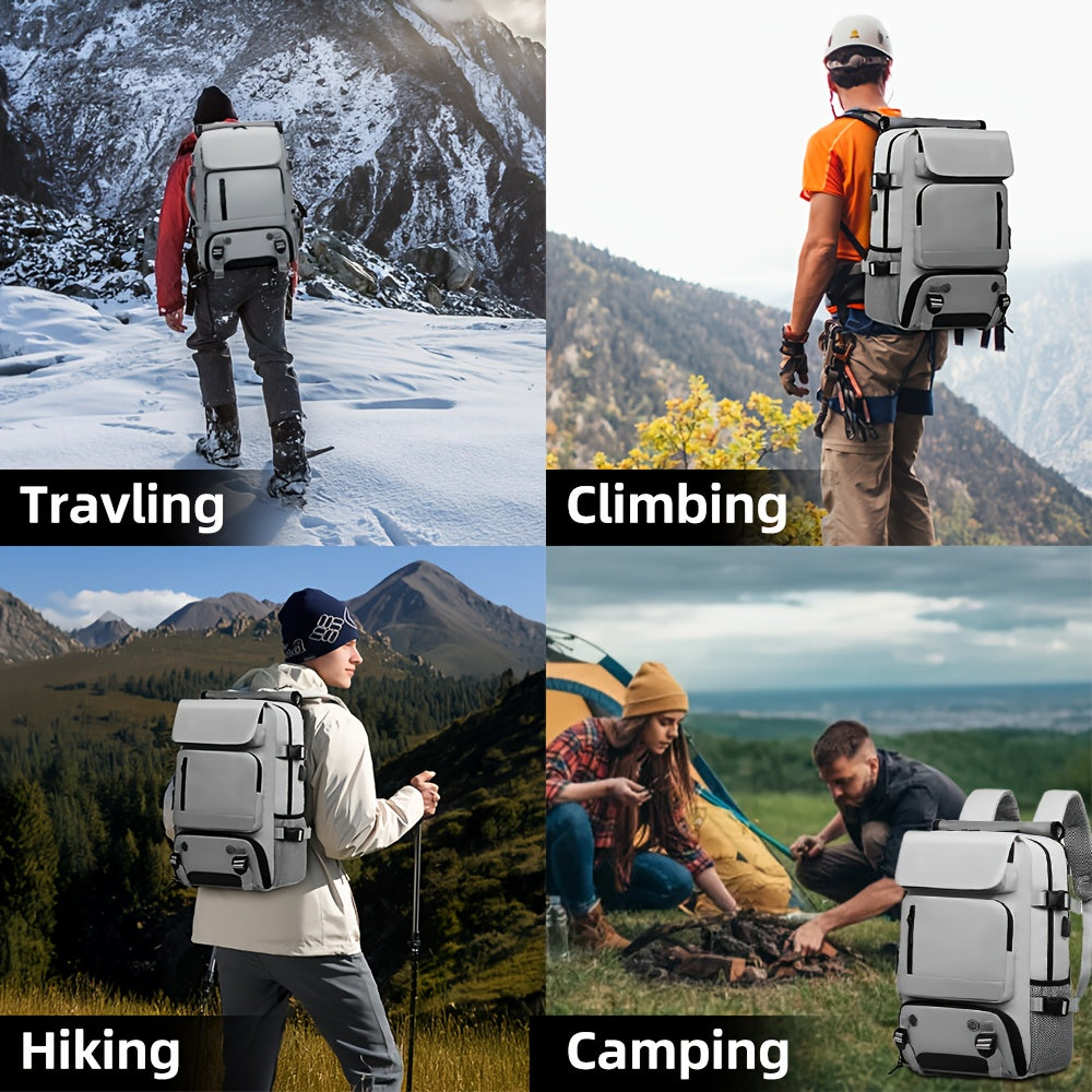 Großer Fashion-Rucksack mit Schuhfach – 40,64 cm Laptopfach, stilvolle Reisetasche, Business & Freizeit, multifunktional für Kleidung, Kosmetik & Camping
