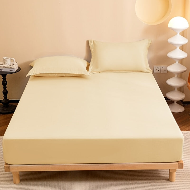 Weiches Bettlaken aus 100 % Polyester – Sanded Finish, gewebt, maschinenwaschbar, ≤29cm Höhe – Uni-Farbe, aktiver Druck – Komfort für jede Saison