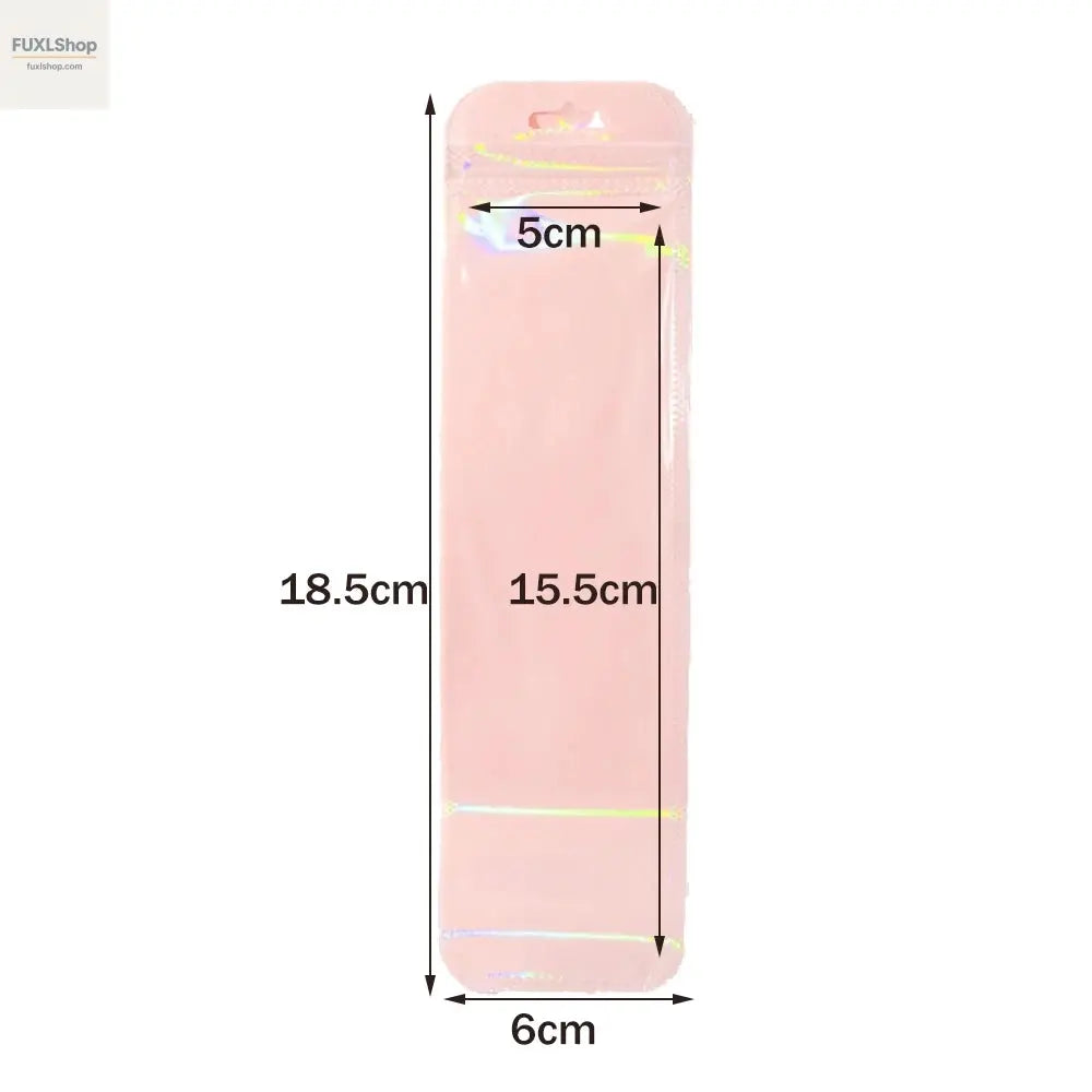 50 Stück lange holografische Verpackungsbeutel mit Druckverschluss, für Party, Gastgeschenk, Schmuck-Display-Versorgung - FUXL-Shopify