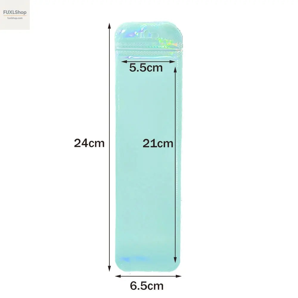 50 Stück lange holografische Verpackungsbeutel mit Druckverschluss, für Party, Gastgeschenk, Schmuck-Display-Versorgung - FUXL-Shopify