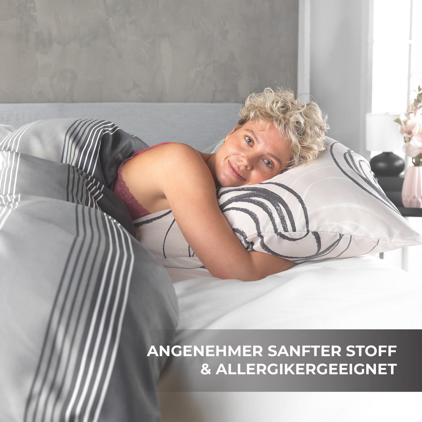 137 / 5.000 Bettwäsche 135X200 4tlg Set - Allergikergeeignetes Bettset - Bettlaken 135 X 200 & Kissenbezug 80X80 | Modern & Hochwertig - FUXL - Shopify