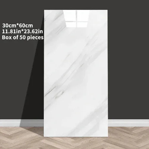 3D Marmor Wandfliesen Selbstklebend – Schaumstoff Paneele für Bad & Küche - FUXLShop
