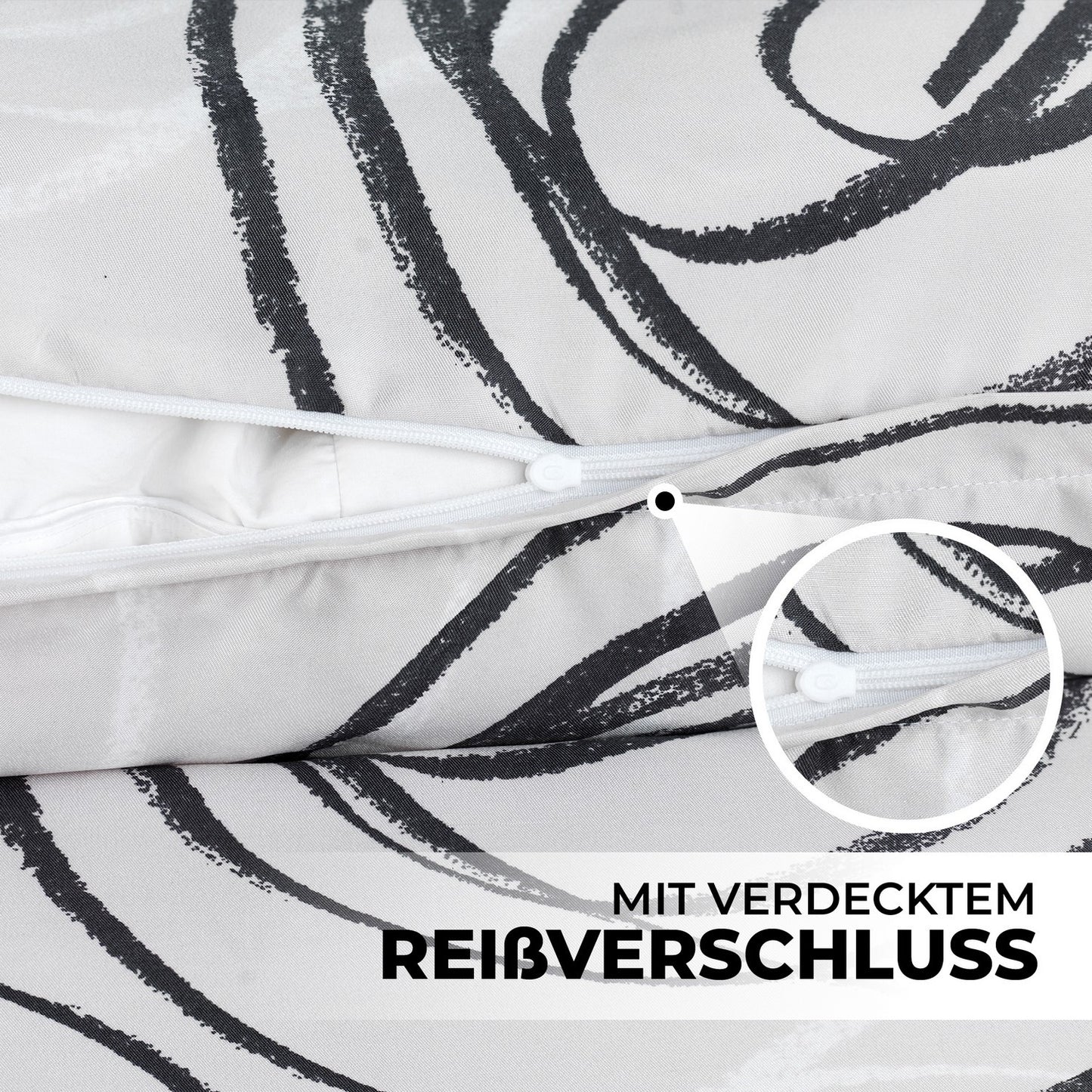 137 / 5.000 Bettwäsche 135X200 4tlg Set - Allergikergeeignetes Bettset - Bettlaken 135 X 200 & Kissenbezug 80X80 | Modern & Hochwertig