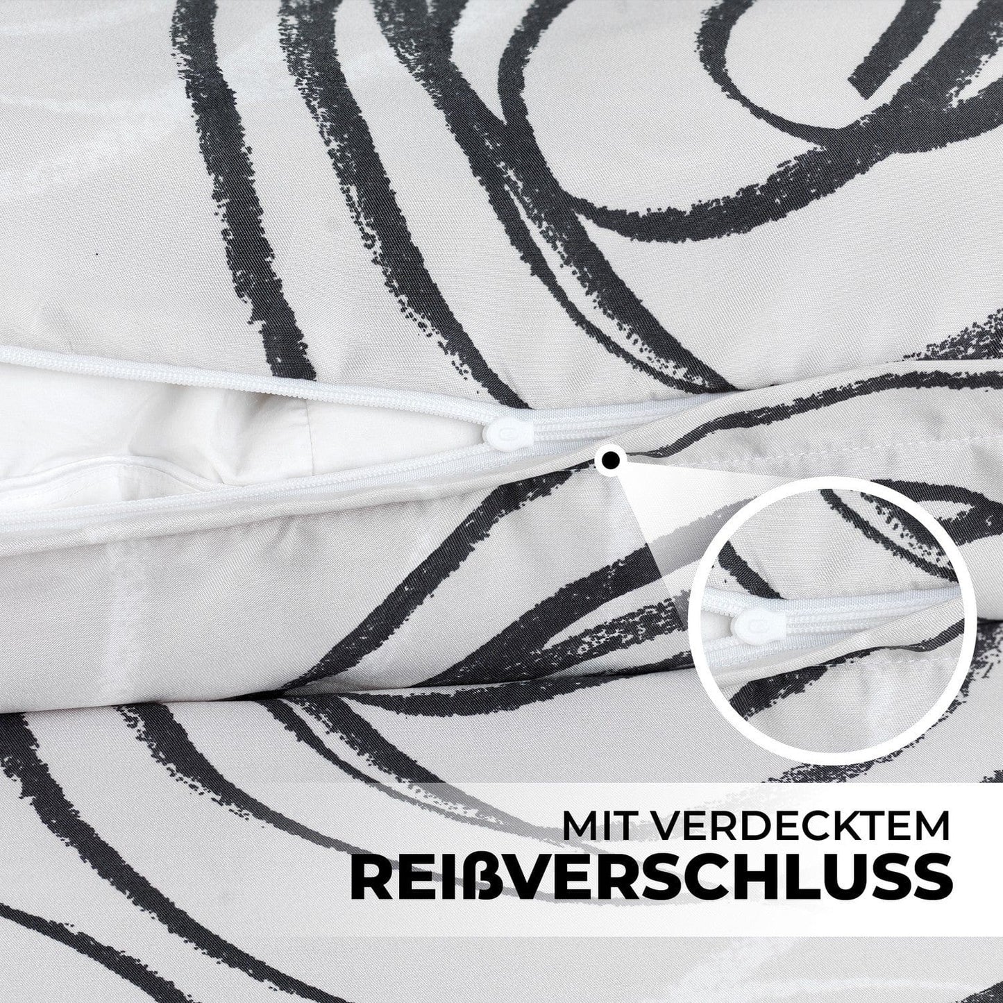 Modernes Bettwäsche-Design -Set 135x200 cm – 4-teilig