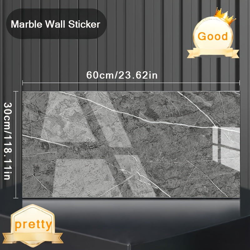 Produktbild von 26/52x PVC Bodensticker im Keramikfliesen-Look – selbstklebend, dick & leicht zu entfernen – für Bad, Küche, Wohnzimmer, Schlafzimmer, Mietwohnung – hochwertig verarbeitet für tägliche Anwendung