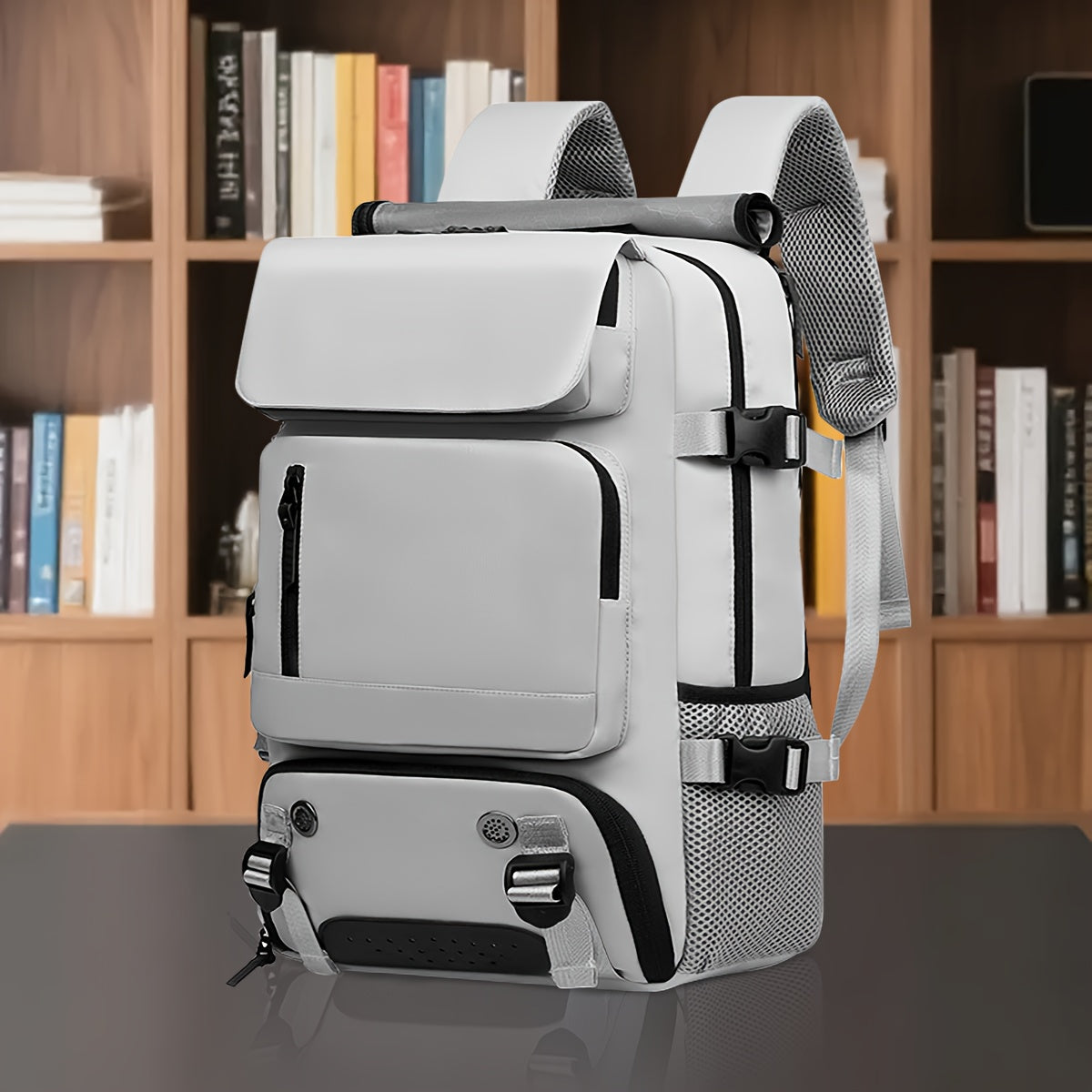 Großer Fashion-Rucksack mit Schuhfach – 40,64 cm Laptopfach, stilvolle Reisetasche, Business & Freizeit, multifunktional für Kleidung, Kosmetik & Camping