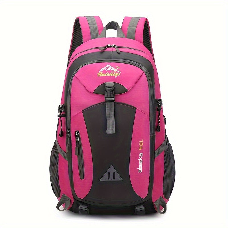 40L Outdoor-Rucksack Schwarz – Wandern, Reisen, Camping, Schule