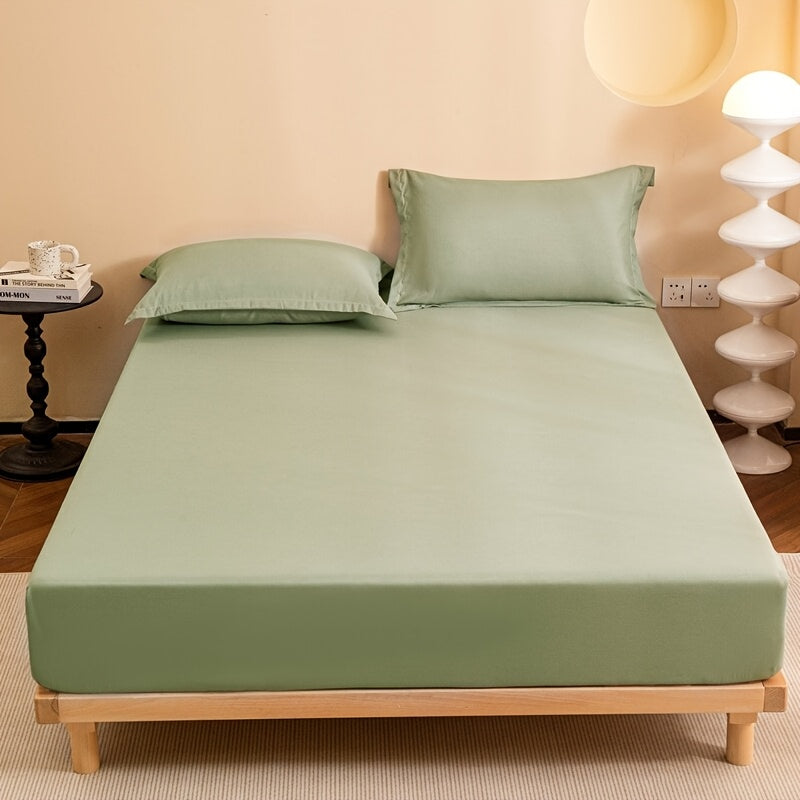 Weiches Bettlaken aus 100 % Polyester – Sanded Finish, gewebt, maschinenwaschbar, ≤29cm Höhe – Uni-Farbe, aktiver Druck – Komfort für jede Saison