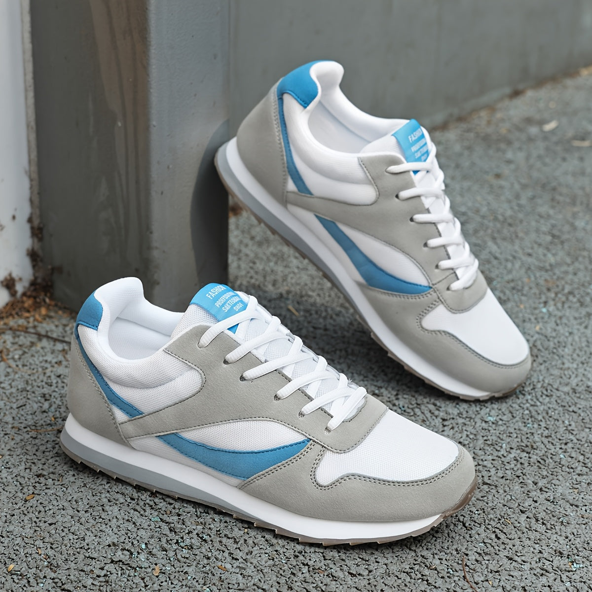 Unisex Retro-Sneaker, Low-Top, atmungsaktiv, EVA/Gummisohle, runde Spitze, Weiß & Schwarz, bequem, für alle Jahreszeiten.