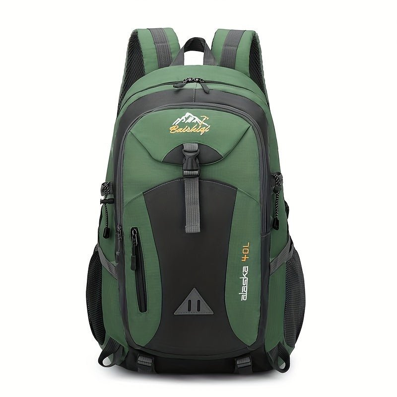 40L Outdoor-Rucksack Schwarz – Wandern, Reisen, Camping, Schule