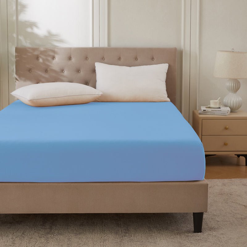 Baumwolle Spannbettlaken – Hochwertig, 130 g/m², 30 cm Steghöhe, Atmungsaktiv & Weich, Pflegeleicht, Ganzjahres-Bettwäsche für Zuhause & Gästezimmer