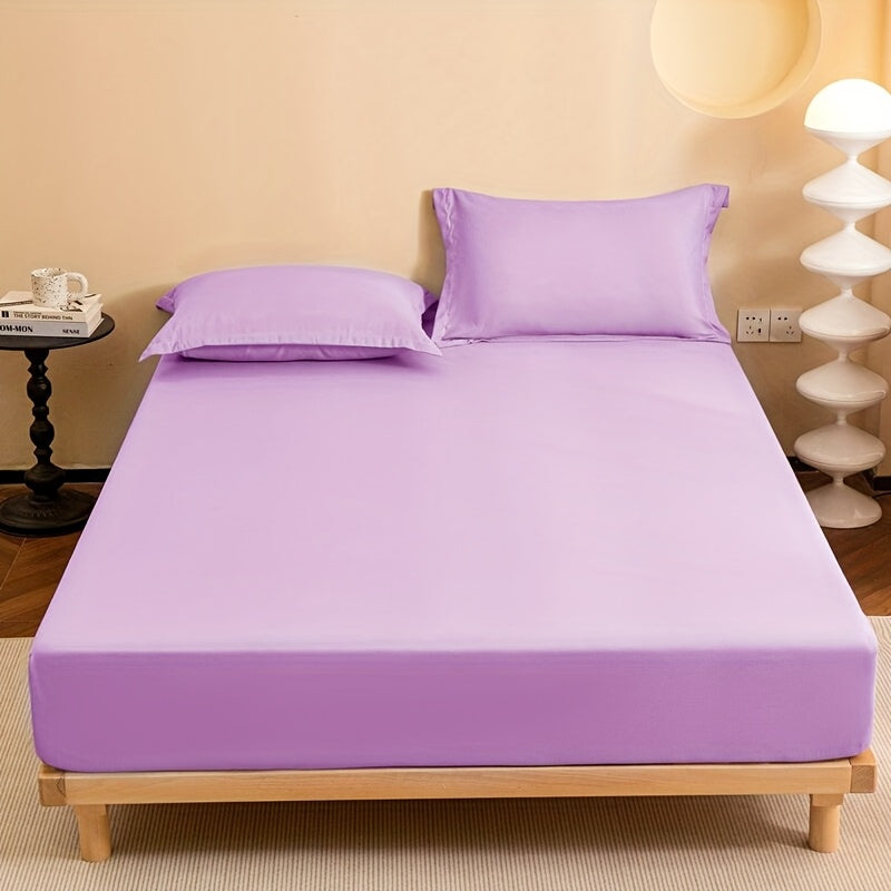 Weiches Bettlaken aus 100 % Polyester – Sanded Finish, gewebt, maschinenwaschbar, ≤29cm Höhe – Uni-Farbe, aktiver Druck – Komfort für jede Saison