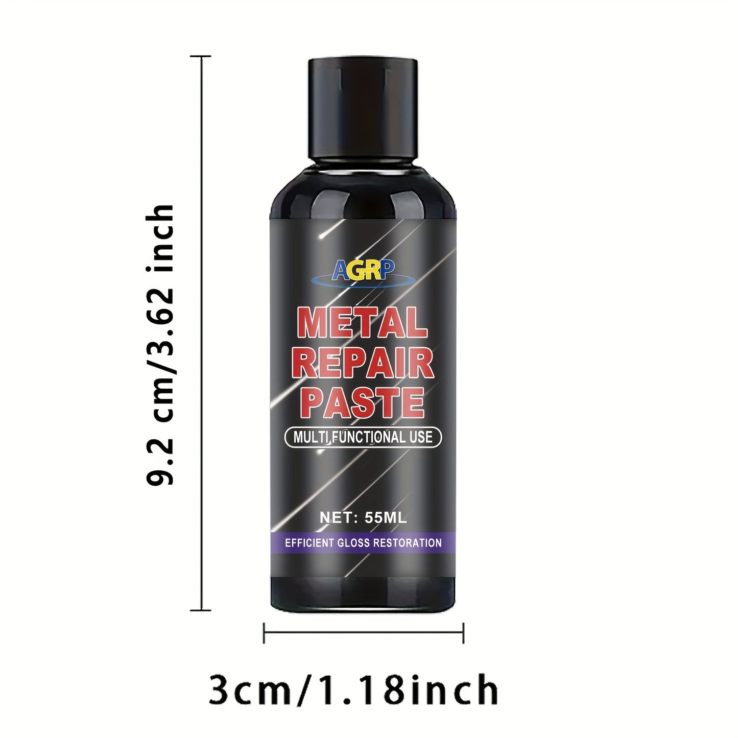 AGRP Universal-Polierwachs für Glas & Metall – Kratzfest, langlebig, glänzend für Bad, Küche & Dusche
