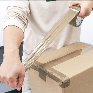 12 Rollen PP-Klebeband mit Abroller – haftstark & wasserfest für Holz, Kunststoff, Glas, Stoff & Umzüge - FUXLShop