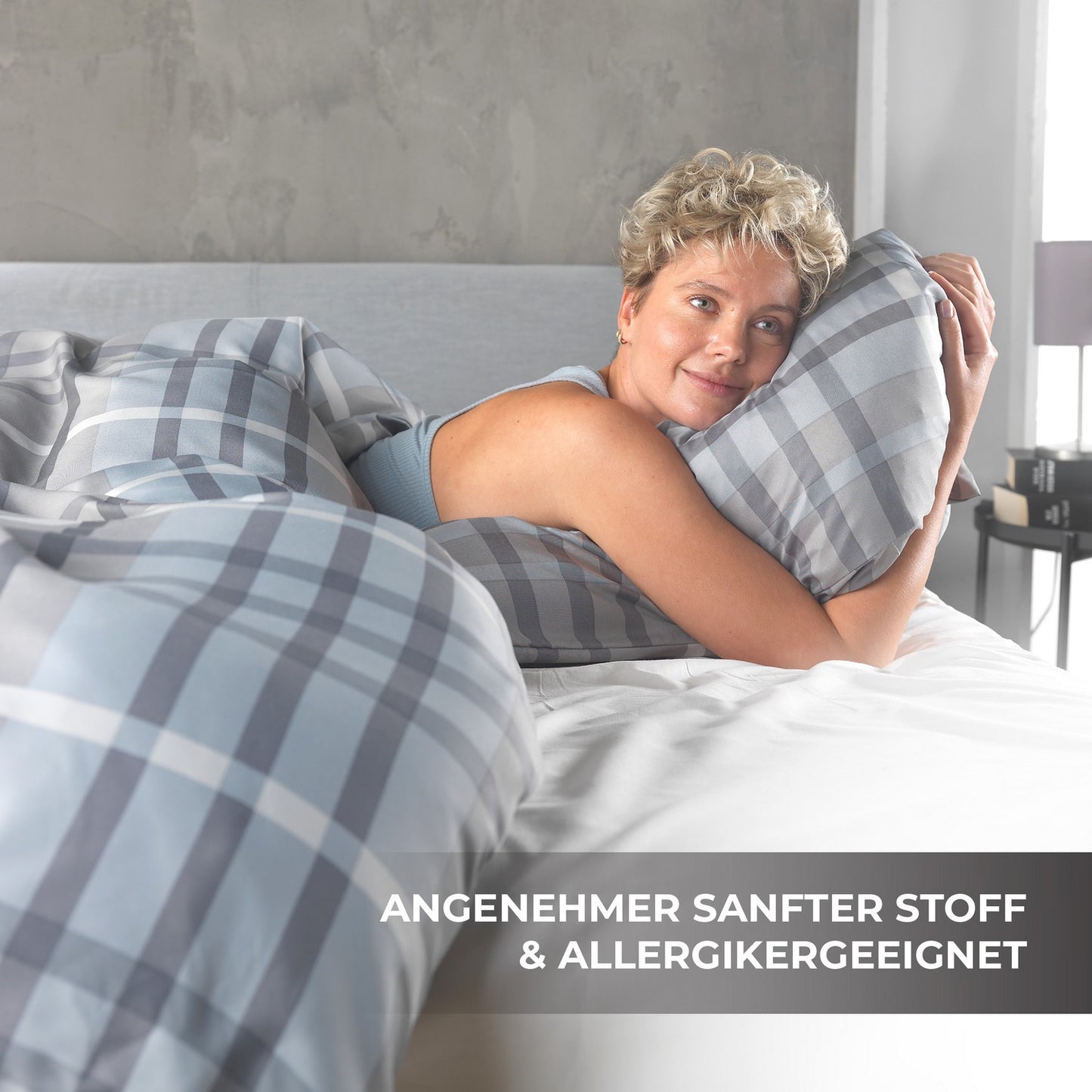 137 / 5.000 Bettwäsche 135X200 4tlg Set - Allergikergeeignetes Bettset - Bettlaken 135 X 200 & Kissenbezug 80X80 | Modern & Hochwertig