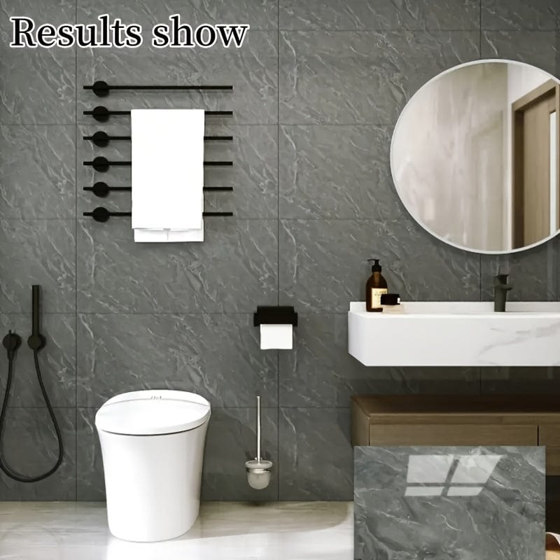 Produktbild von 52x Marmor-Design PVC Wandsticker – Wasserfest & abnehmbar für Bad, Küche, Wohnzimmer, Schlafzimmer – Renovierung & Dekoration – hochwertig verarbeitet für tägliche Anwendung