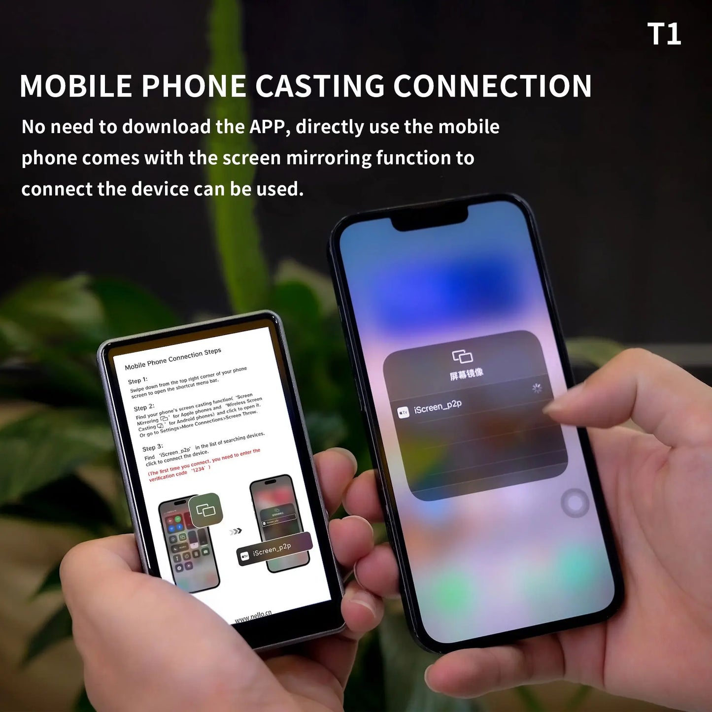 Magnetischer Handy-Vlog-Selbst-Timer-Monitor-Bildschirm mit Rückkamera-Monitor für Live-Streaming, der den Inhalt schaffen, Selbstauslöser
