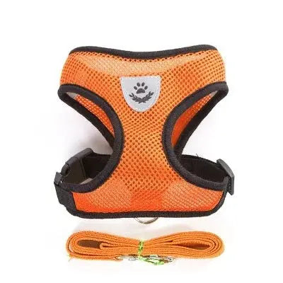 Atmungsaktives Katzen- & Hundegeschirr mit Leine – Reflektierendes Mesh-Sicherheitsgeschirr für Haustiere - FUXL-Shopify