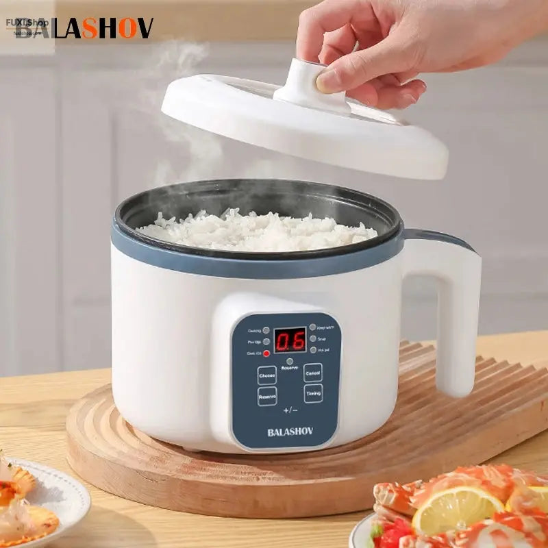 BALASHOV 1.7L Elektrischer Reiskocher – Mehrfunktions-Kochtopf mit Dampfkorb, 220V für Reis, Suppe & mehr (2-3 Personen) - FUXL-Shopify