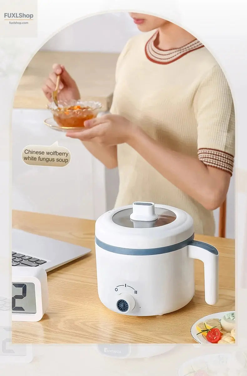 BALASHOV 1.7L Elektrischer Reiskocher – Mehrfunktions-Kochtopf mit Dampfkorb, 220V für Reis, Suppe & mehr (2-3 Personen) - FUXL-Shopify