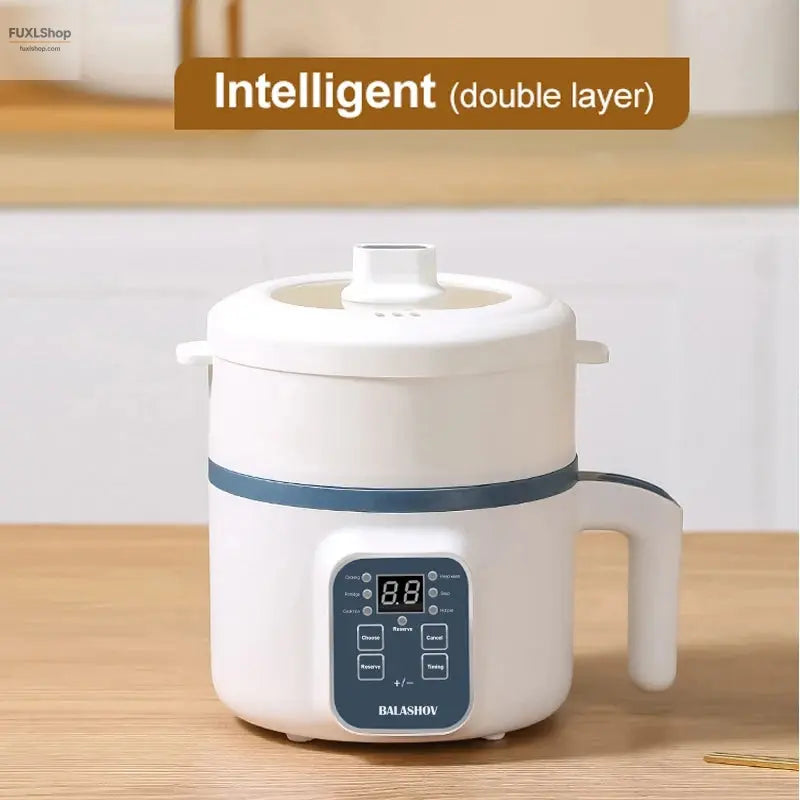 BALASHOV 1.7L Elektrischer Reiskocher – Mehrfunktions-Kochtopf mit Dampfkorb, 220V für Reis, Suppe & mehr (2-3 Personen) - FUXL-Shopify